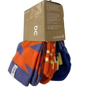ON Cloud Kids Socks 4 Pack Organic Cotton Size Medium US 13-3 EU‎ 31-35 NEW